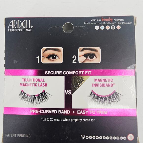 Lot of 2 Ardell Magnetic False Lash: Demi Wispies and 3D Faux Mink 858 NEW - Picture 4 of 7